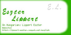 eszter lippert business card